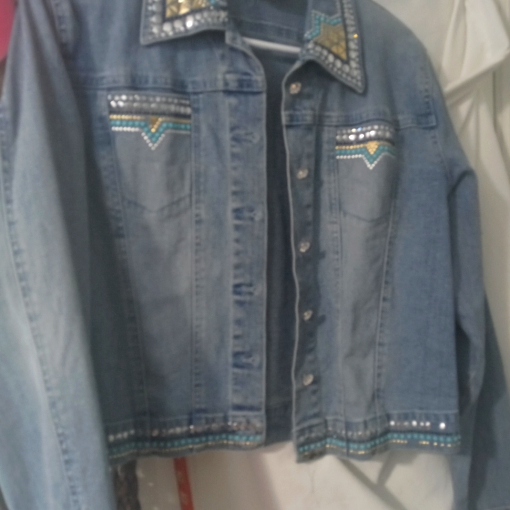 Christine Alexander jean jacket size small